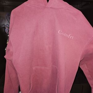 Comfrt Pink Pullover Hoodie